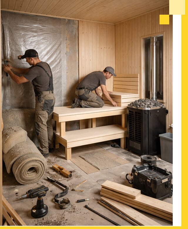 Проекты саун под ключ в Урае дизайн и строительство