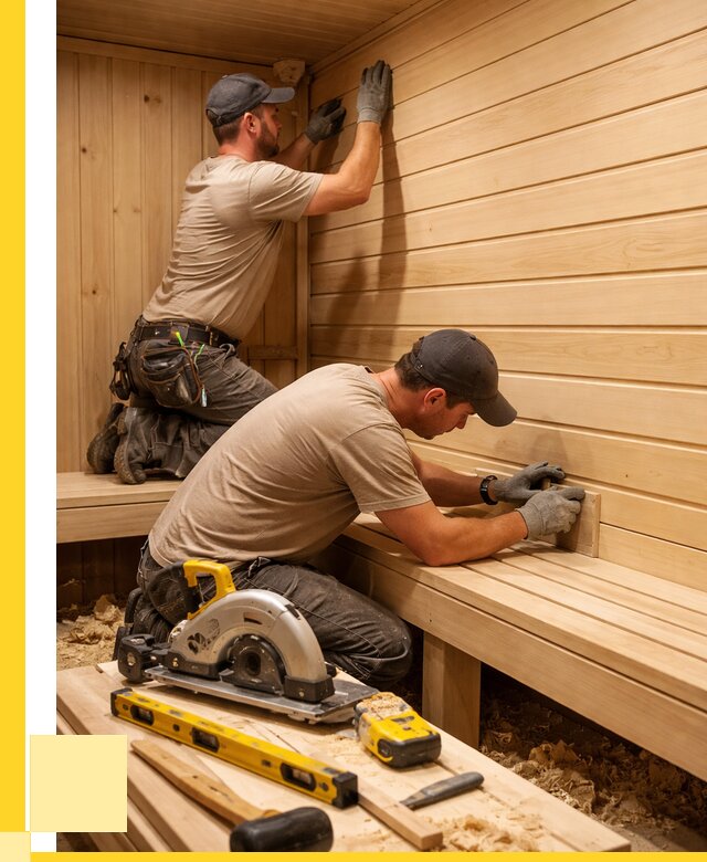 Обшивка саун вагонкой в Урае от 2605 р. | ЭриданУрй