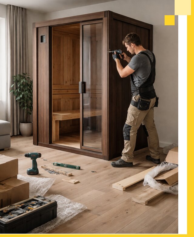 Установка и производство мини саун под ключ в Урае