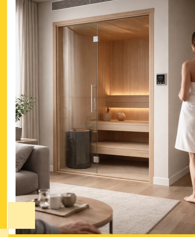 Сауна в квартире под ключ в Урае от 125052 р. ЭриданУрй