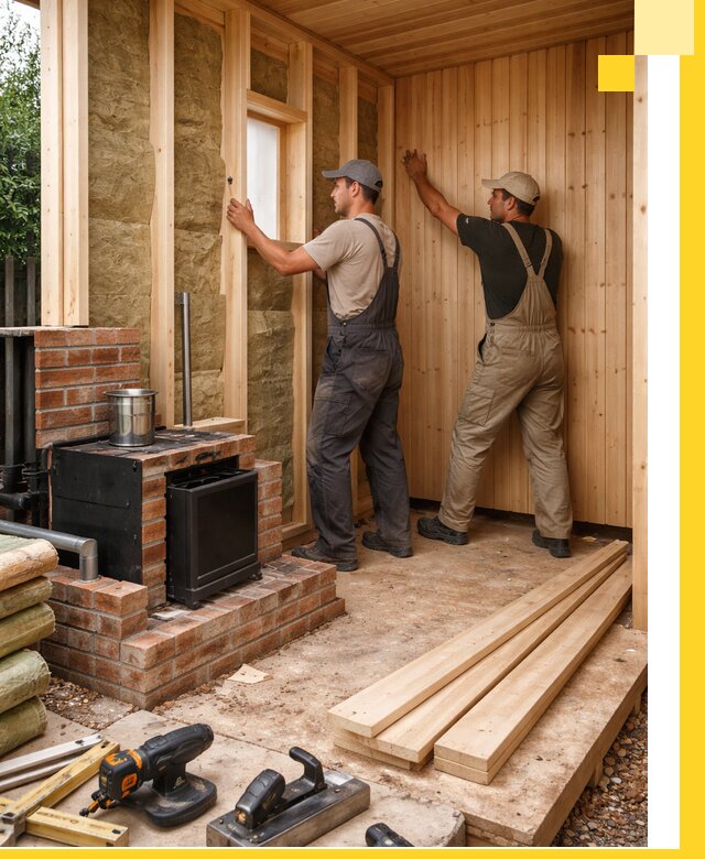 Строительство и установка дачных саун под ключ в Урае