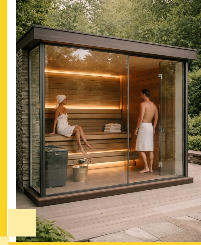 Сауна стеклянная и двери для сауны в Урае от 260525 р. | ЭриданУрй
