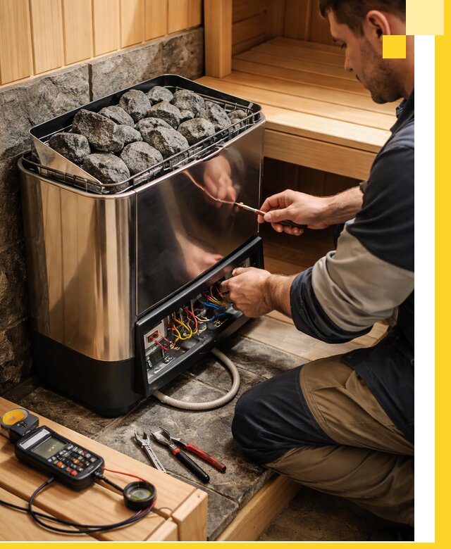 Продажа и установка электрокаменок для саун в Урае