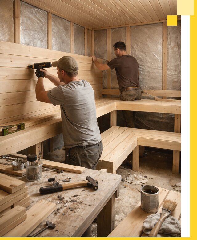 Профессиональная отделка бань и саун под ключ в Урае