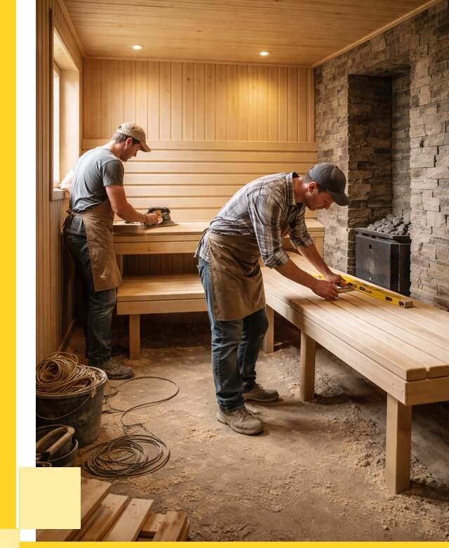 Отделка бани в Урае: внутренняя отделка от 3126 р. | ЭриданУрй