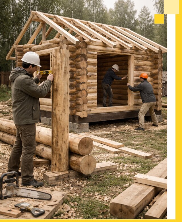 Строительство бань для дачи под ключ в Урае с доставкой и монтажом