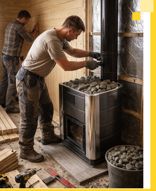 Проектирование и строительство парилок для бани в Урае под ключ