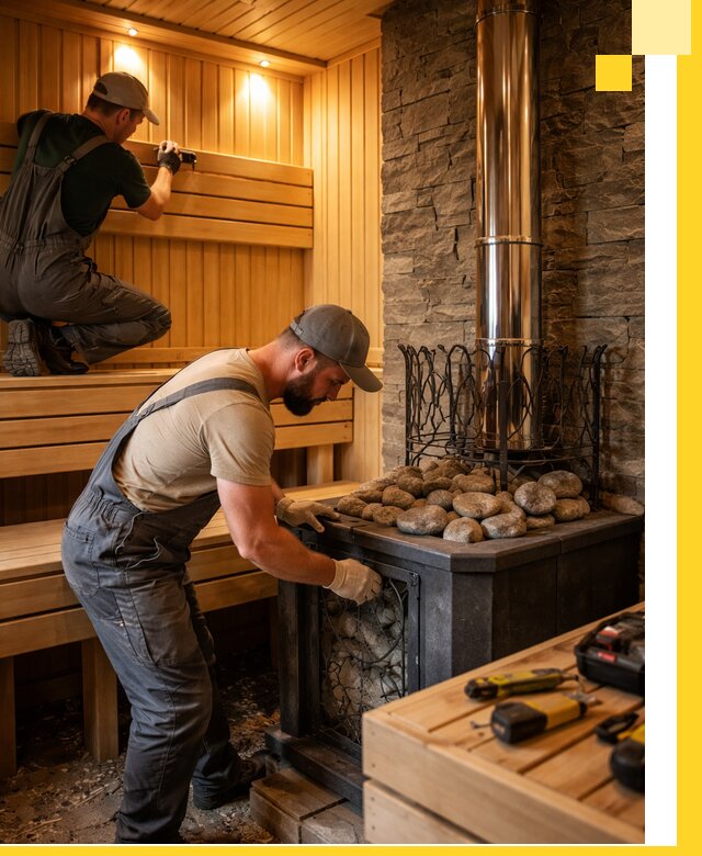 Комплексный дизайн бань, саун и зон отдыха в Урае