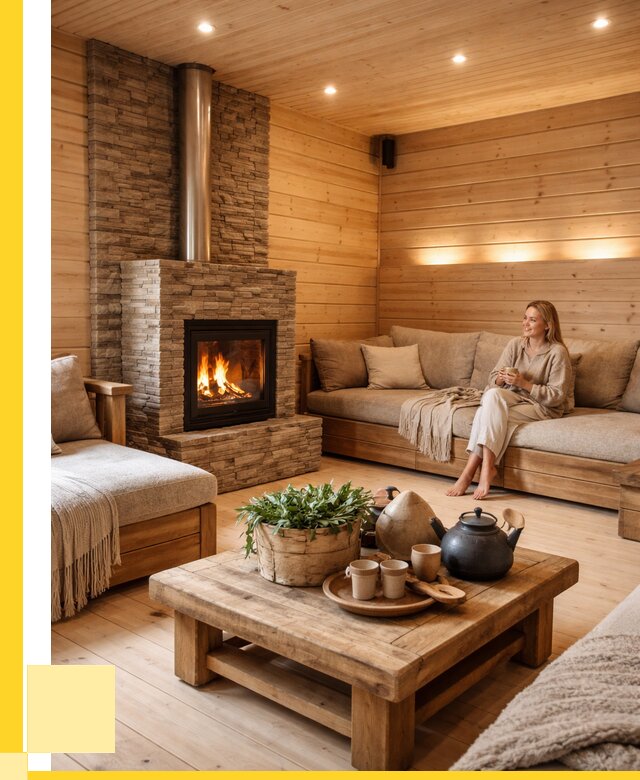 Проект бани с комнатой отдыха в Урае от 36474 р. | ЭриданУрй