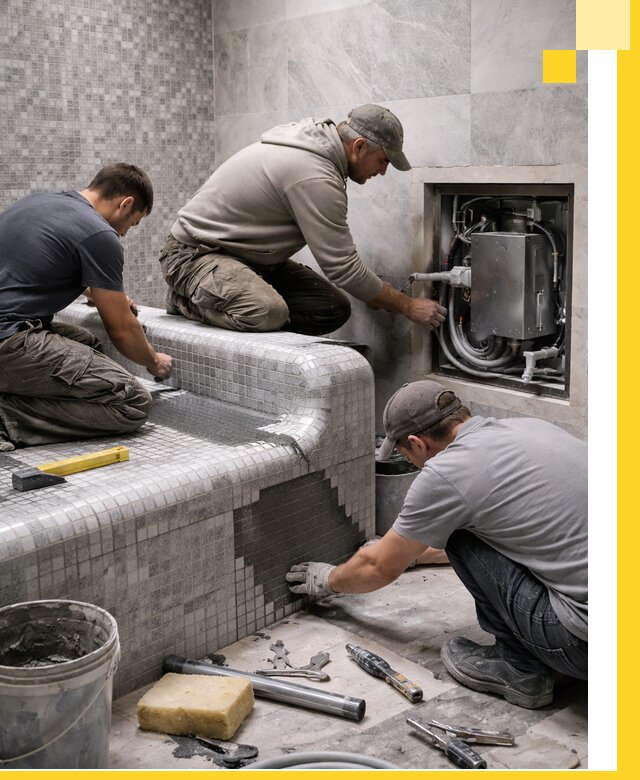 Проекты хамамов под ключ в Урае и дизайн и строительство