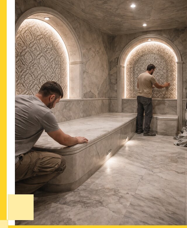 Турецкие бани под ключ в Урае от 260525 р. | ЭриданУрй