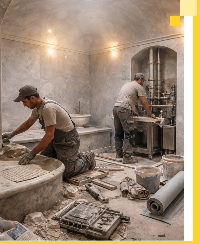 Строительство турецких бань хаммам под ключ в Урае