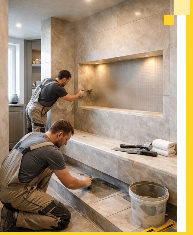 Профессиональное строительство хамама в квартире в Урае