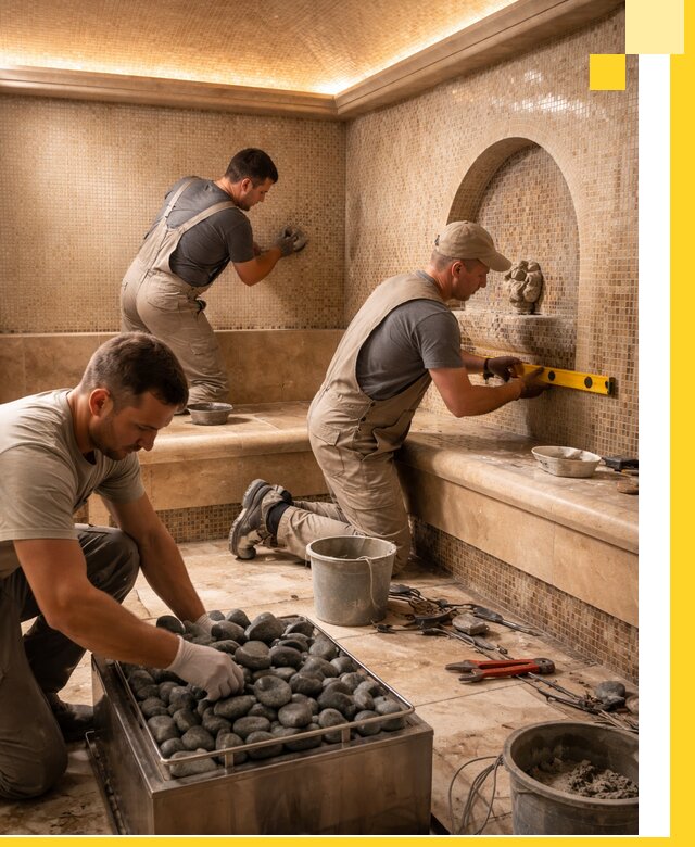 Проектирование и строительство хамама и сауны в Урае