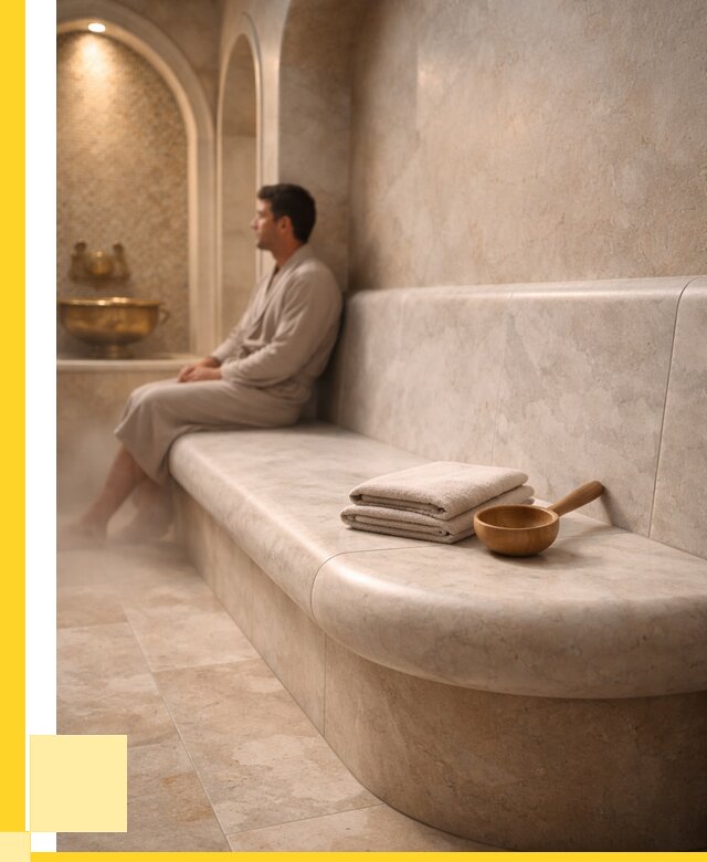 Сиденья для хамама в Урае под ключ от 12505 р. | ЭриданУрй