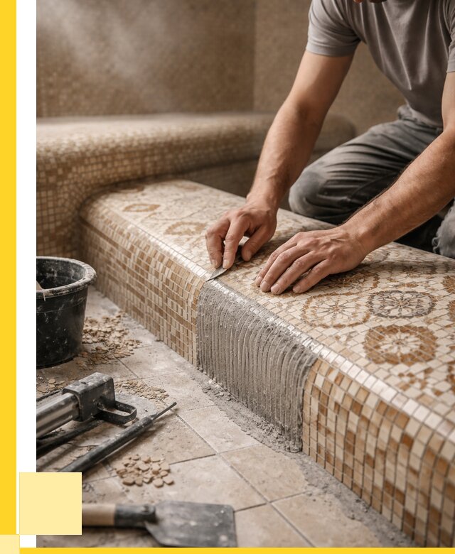 Плитка для хамама под ключ в Урае от 3647 р. | ЭриданУрй