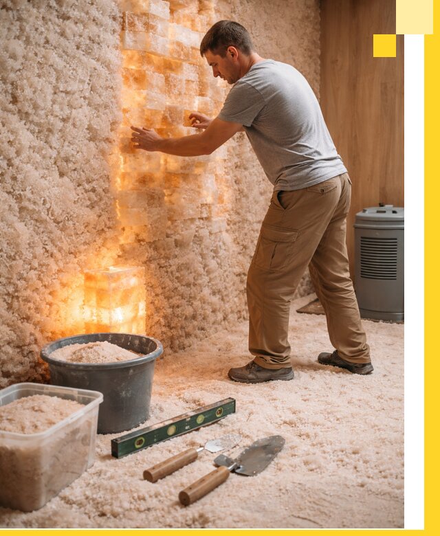 Проектирование и монтаж соляных комнат в Урае под ключ